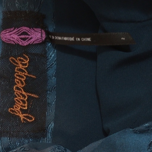 Free People Womens Mini Dress Sz 2 Karla Embroidered Sleeveless Jacquard Party - Picture 2 of 11